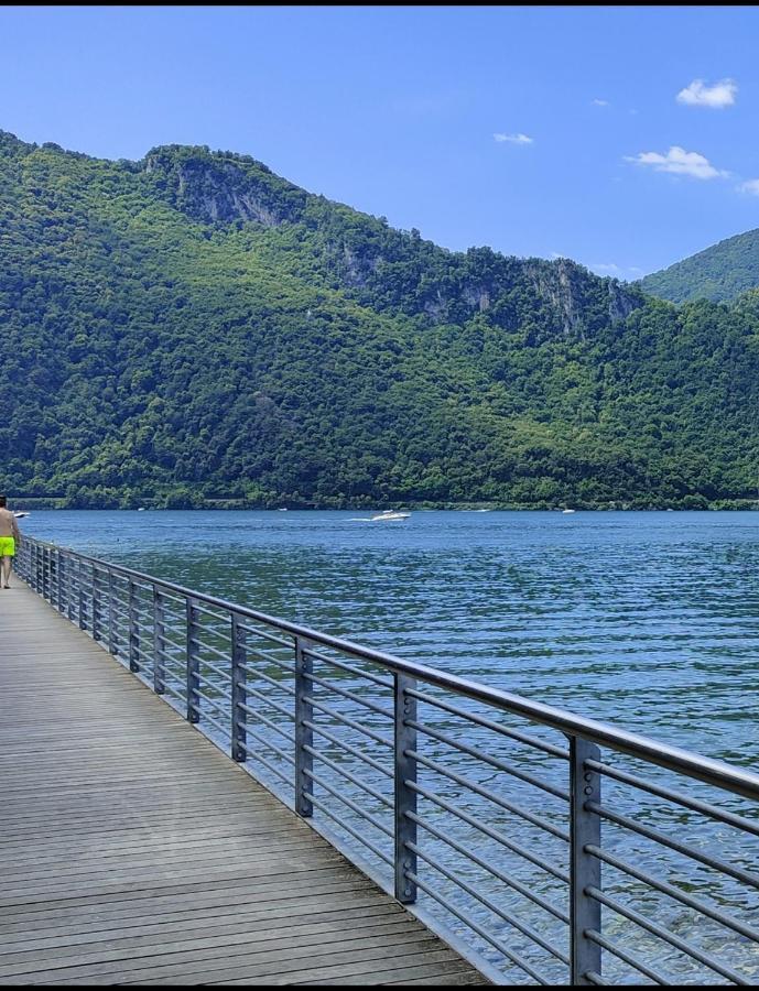 Lake Como Casa La Rosa Abbadia Lariana Dış mekan fotoğraf