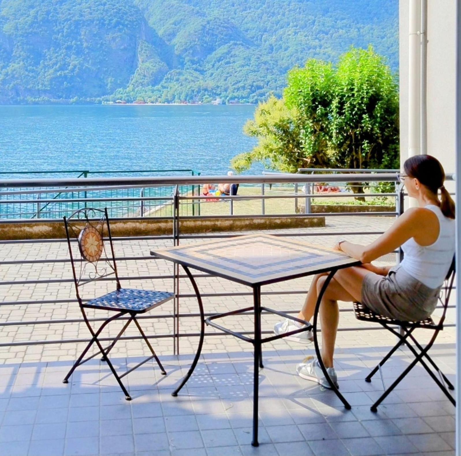 Lake Como Casa La Rosa Abbadia Lariana Dış mekan fotoğraf