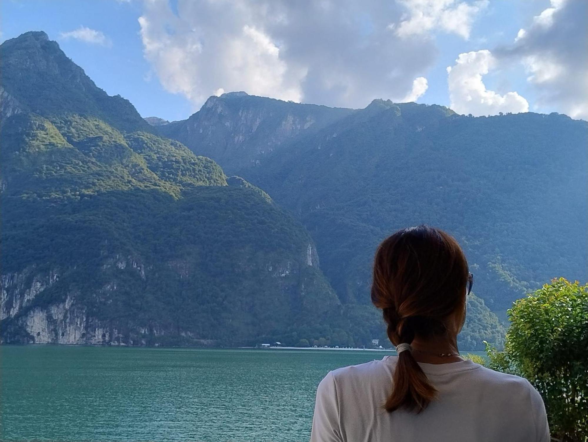 Lake Como Casa La Rosa Abbadia Lariana Dış mekan fotoğraf
