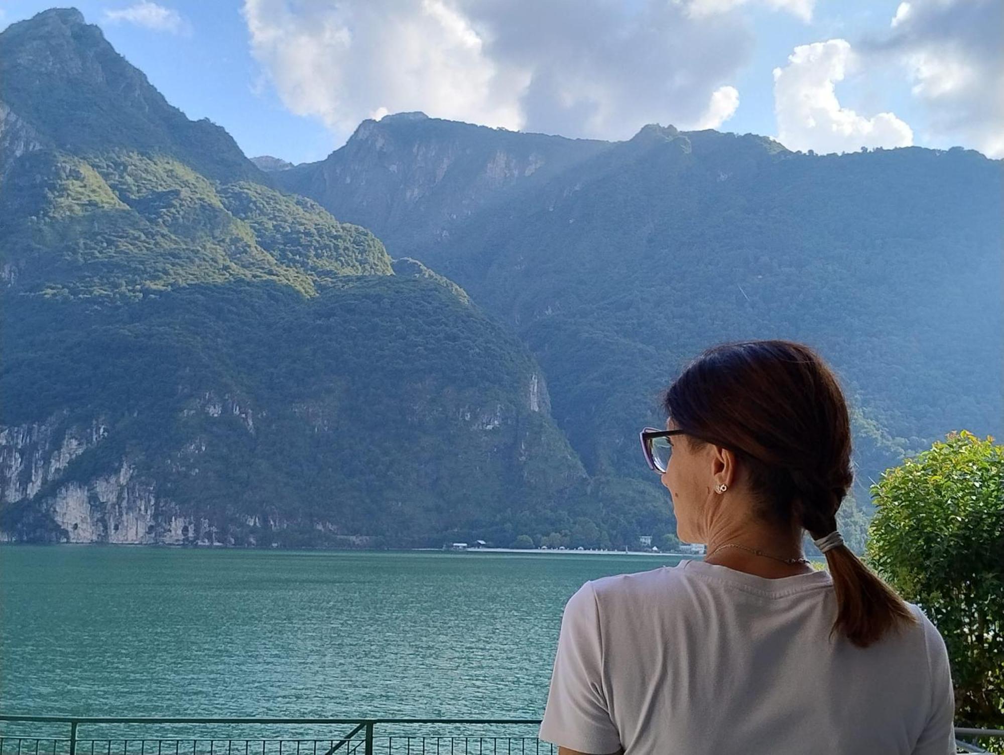 Lake Como Casa La Rosa Abbadia Lariana Dış mekan fotoğraf
